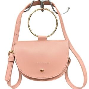 Melie Bianco Blush Pink Vegan Leather Felix Ring Bag